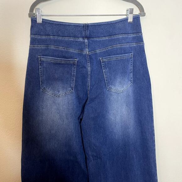 HALARA‎ FLEX DENIM WIDE LEG SIZE L NWT - Picture 7 of 9